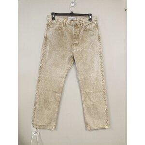 Calvin Klein Men's Tan Straight Leg Jeans Size 34 x 30